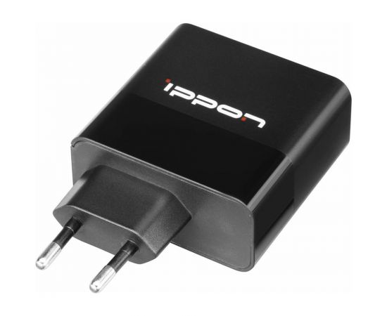 Блок питания IPPON CW45 автоматический, 45W, 5V-20V, 3A, 1xUSB, 5A, от бытовой электросети, 1 штука в упаковке 1402820 