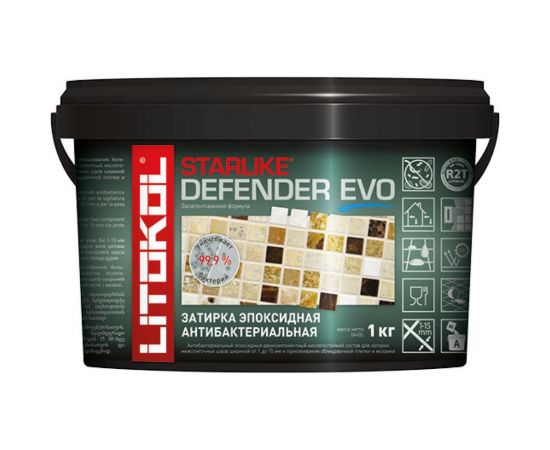 Эпоксидный состав LITOKOL STARLIKE Defender EVO S.300 AZZURRO PASTELLO 485730002 