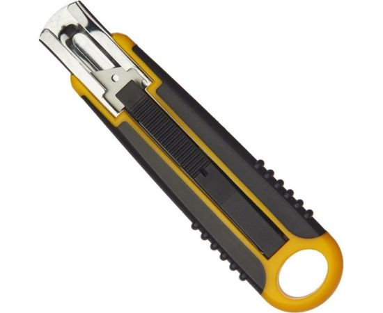 Промышленный нож Attache Selection 18 мм, с возвратной пружиной, с резиновой ручкой 280464 