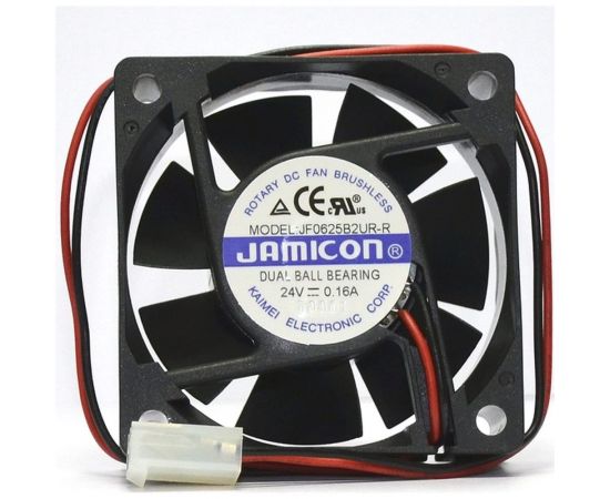 Вентилятор Jamicon JF0625B2UR 60х60х25 24В с разъемом 2 конт.MOLEX 5239-2(PHU-2) С00034852 