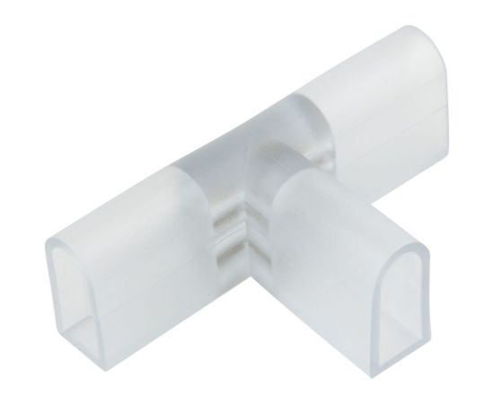 Т-образный контактный соединитель для светодиодных лент NEON 220В Uniel CLEAR 010 POLYBAG UL-00004461 