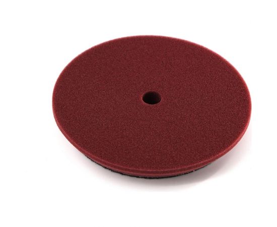 Полировальный круг полутвердый DA Foam Pad Maroon 130 мм, бордовый Shine systems SS559 – изображение 3