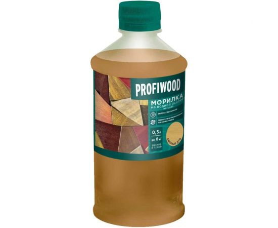 Морилка Profiwood на водной основе, светлый дуб, 0.5 кг 67693 – изображение 4