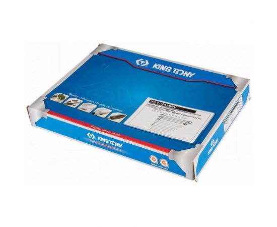 Набор комбинированных удлиненных ключей KING TONY ложемент, 11 предметов 9-12A1MRV – изображение 3