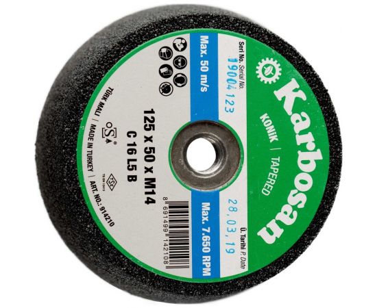 Круг шлифовальный (125х50х14 мм) Karbosan 14210 – изображение 10