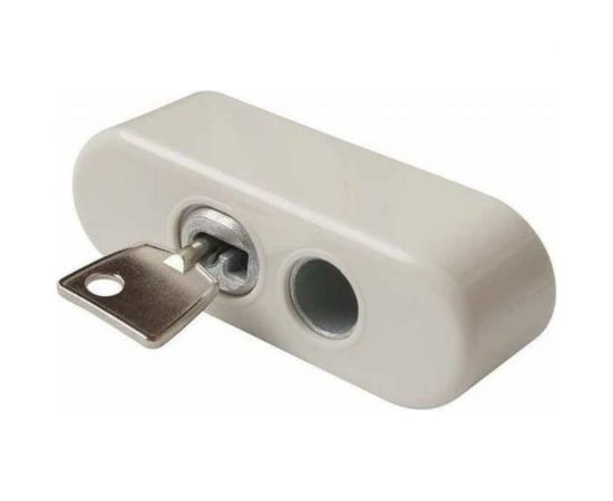 Блокиратор поворота с тросиком и ключом Tech-Krep белый 148113 – изображение 2