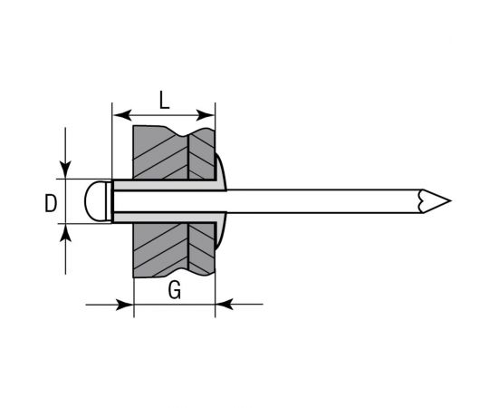 Заклепки нержавеющие Inox (1000 шт; 4х8 мм) Kraftool 311705-40-08 – изображение 6