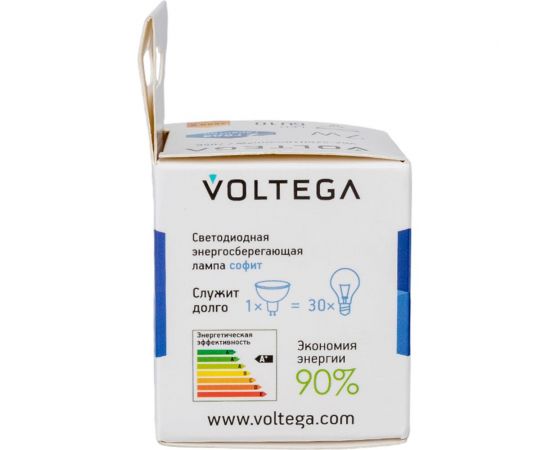 Светодиодная лампа VOLTEGA Софит GU10 2800К 7W 7056 – изображение 5