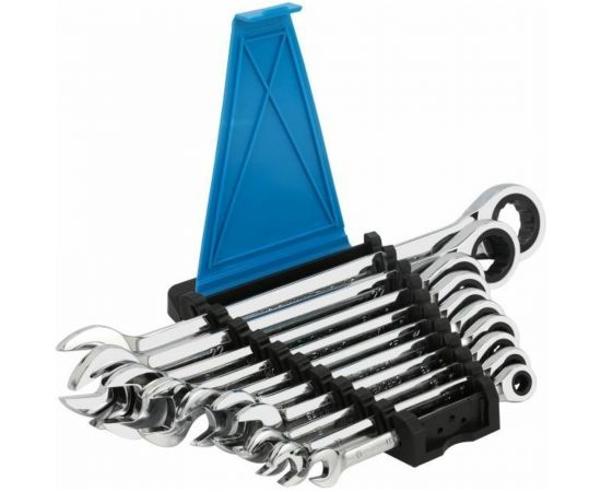 Набор комбинированных трещоточных ключей GOODKING 10 предметов TKK-10010 – изображение 5