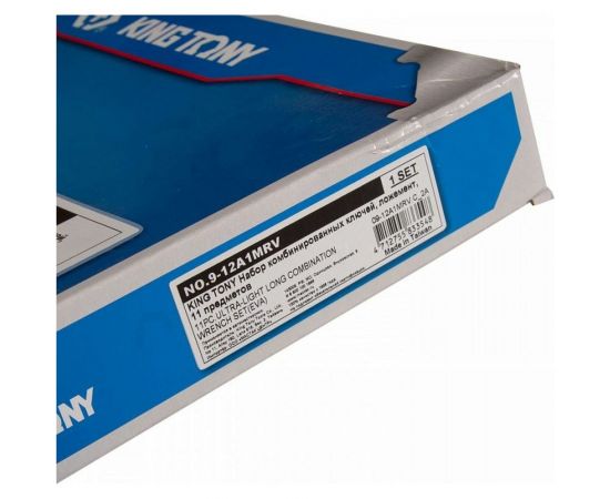 Набор комбинированных удлиненных ключей KING TONY ложемент, 11 предметов 9-12A1MRV – изображение 2