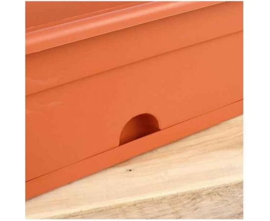 Балконное кашпо с поддоном Darel Plastic 5 0140 ДАР 40х20х17 см, 8 л, терракотовое 015167 – изображение 2