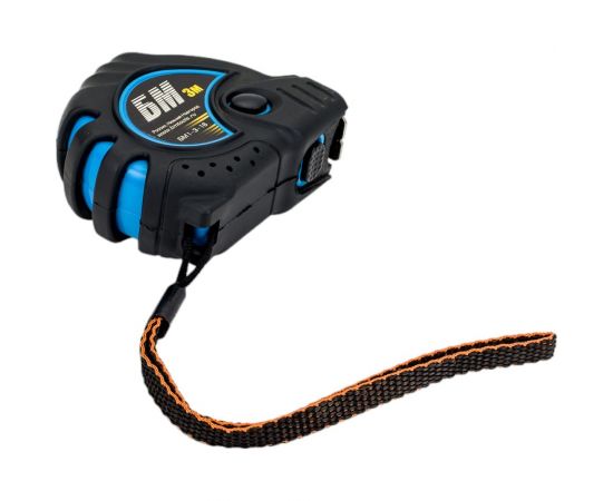 Рулетка БМ Каучук 3-16, 3 м, с тремя фиксаторами 1122 – изображение 4