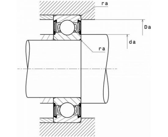 Радиальный шарикоподшипник НСН 6310-2RS – изображение 2