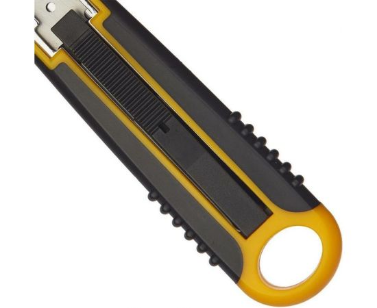 Промышленный нож Attache Selection 18 мм, с возвратной пружиной, с резиновой ручкой 280464 – изображение 3