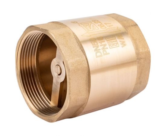 Обратный пружинный клапан STI Ду50 Ру16 латунный с латунным штоком D100-01362 – изображение 3