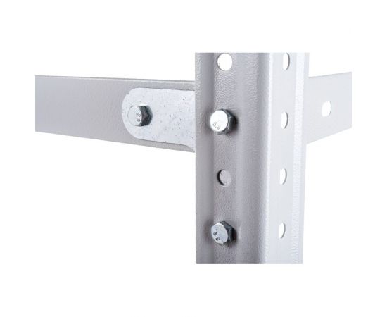 Стеллаж ООО ФУРАМА СТФЛ 1800x700x400 мм, 5 полок, серый СТФЛ187040-5 – изображение 4