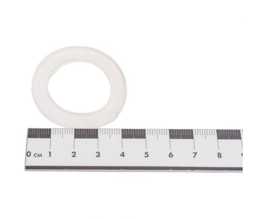 Набор прокладок Профитт прозрачный ПВХ пластикат, 1 1/2"", 30х44 мм, 10 шт. 9273279 – изображение 2