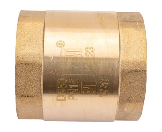 Обратный пружинный клапан STI Ду50 Ру16 латунный с латунным штоком D100-01362 – изображение 2