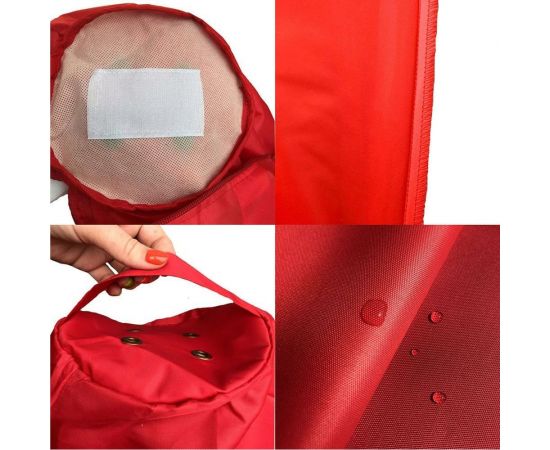 Кресло-мешок Mypuff Груша, красный, размер стандарт, оксфорд b_025 – изображение 2