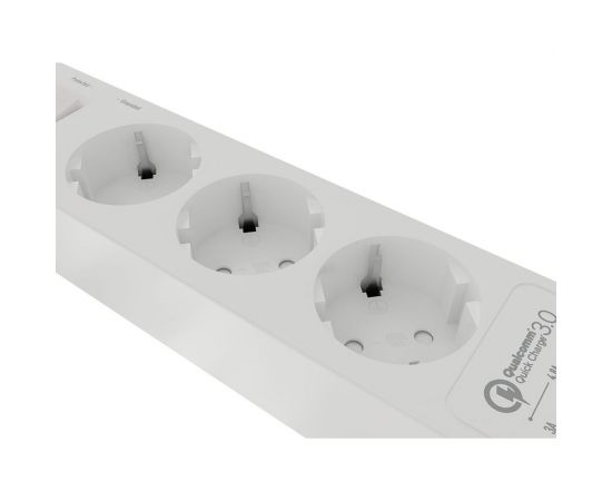 Сетевой фильтр Harper удлинитель UCH-420 White QC3.0 H00003199 – изображение 2