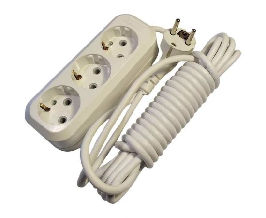 Сетевой удлинитель V.I.-TOK У3-Е 2м (ПВС 3x1) Удл212 