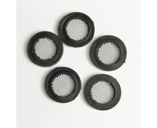 Резиновая прокладка Профитт 1/2"" с нержавеющей сеткой, 19х10х2,5 мм - 5 шт. 2226216 