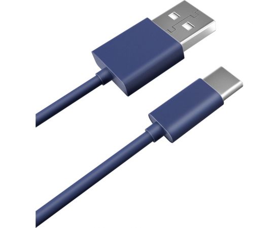 Дата-кабель AKAI Type-C TPE синий CE-465BL 