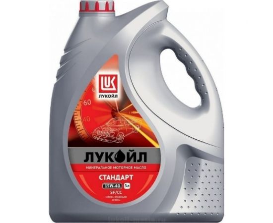 Моторное масло Лукойл СТАНДАРТ SAE 15W-40, API SF/CC, 5 л 19436 