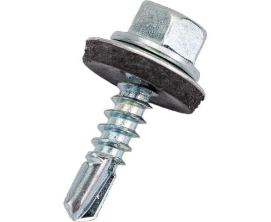 Кровельный саморез STARFIX 4,8x19 мм, цинк, шайба с прокладкой, PT3, 250 шт. SMC2-74097-250 