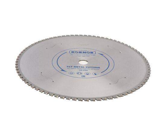 Диск пильный по металлу 355 мм, TCT, для стали KORNOR 11355080 