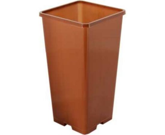 Горшок для рассады Ангора 2 л, 11x11x21.5 см, терракотовый А5502тр 