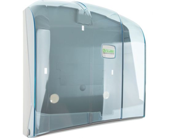 Диспенсер для листовых полотенец VIALLI KH300T Z сложение, 300 листов, прозрачный 12311 