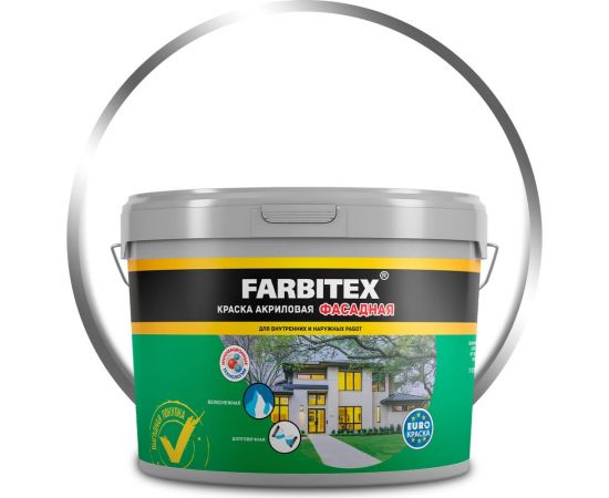 Акриловая фасадная краска Farbitex 13 кг 4300001556 