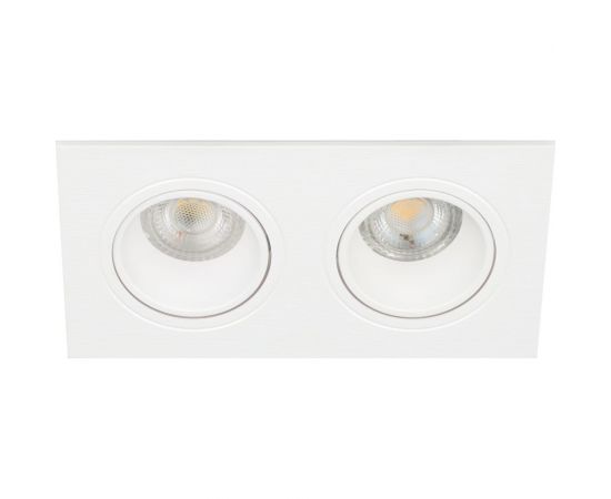 Встраиваемый декоративный светильник ЭРА KL902 WH MR16/GU5.3 белый, пластиковый Б0054371 