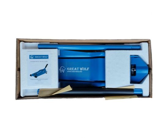 Низкопрофильный гидравлический подкатной домкрат Great Wolf 3,5 т, 95-552 мм GW-035 – изображение 3