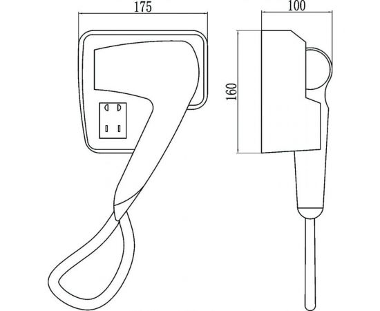 Настенный фен Savol S-CF8629 23678 – изображение 2