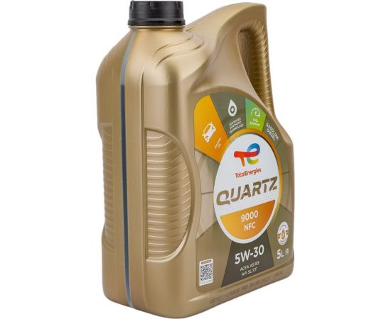 Масло для 4-х тактных двигателей TOTAL (11772) QUARTZ 9000 NFC 5W30, 5 л 213835 – изображение 4