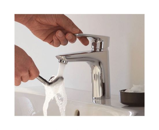 Однорычажный смеситель на умывальник Kludi PURE&SOLID 100, без донного клапана KL342920575 – изображение 6