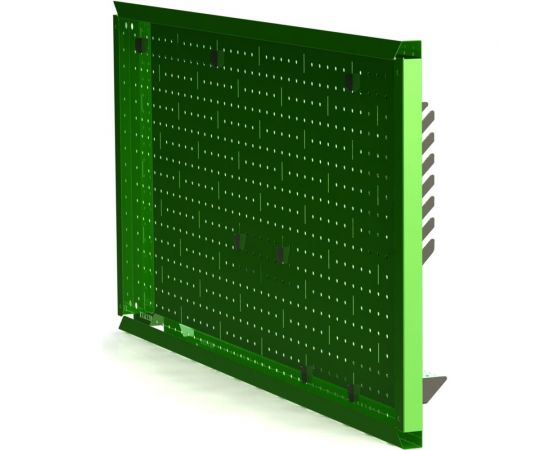 Металлическая перфопанель ООО Металекс Metalex 600x1400 зелёная с комплектом аксессуаров PRZA60140 – изображение 3