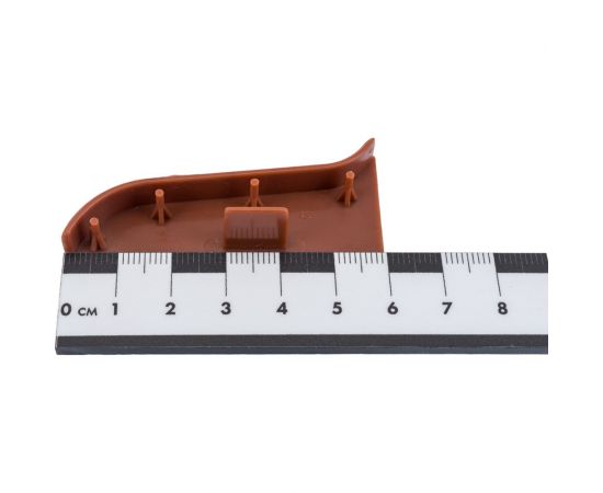 Заглушка для плинтуса Центурион Lider 295-зп (62 мм; правая; глянец; орех классический) 71371 – изображение 2