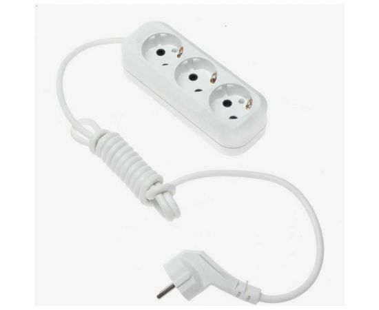Сетевой удлинитель V.I.-TOK У3-Е 2м (ПВС 3x1) Удл212 – изображение 3
