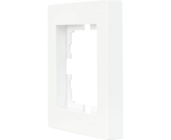 1-ая горизонтальная рамка Lezard VESNA без вставки, белая 742-0200-146 – изображение 3