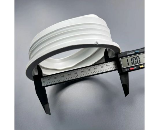 Переходная манжета Профитт d 110x123 сантехническая, канализационная, трехлепестковая, белая 2227572 – изображение 4