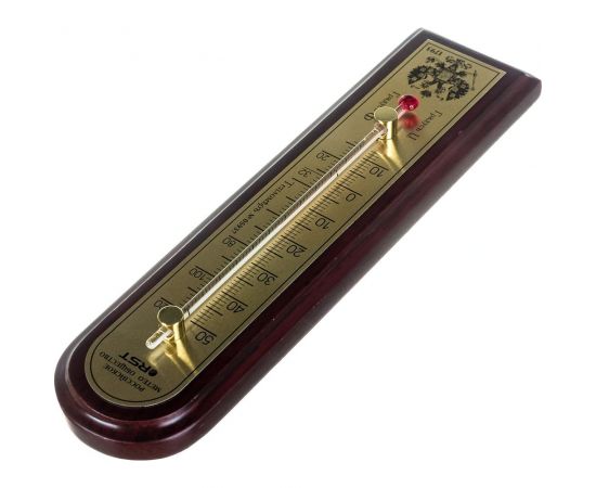 Спиртовой комнатный термометр RST, цвет махагон RST05937 – изображение 5