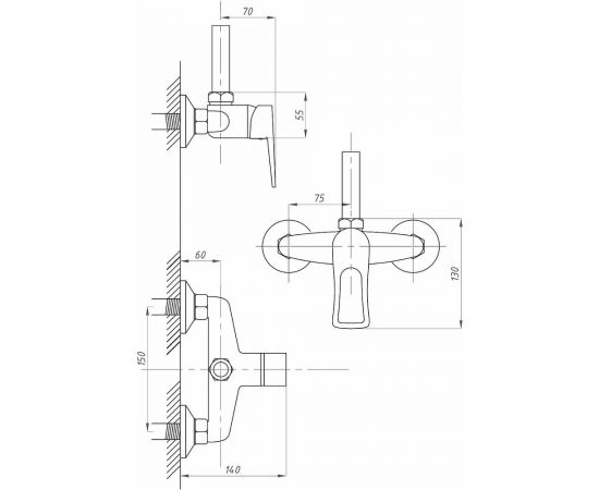 Душевая система Профсан ПСМ тип См-ДшОРНТр PSM-514-017 – изображение 2