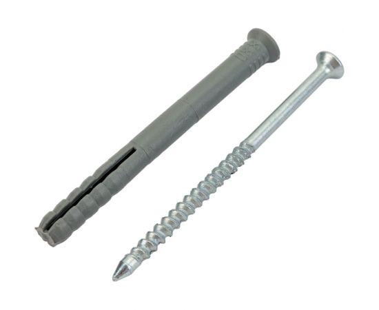 Дюбель-гвоздь Tech-Krep 8x80 мм, потайная манжета, полипропилен, 100 шт. 154269 – изображение 4