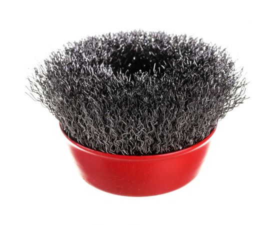 Щетка чашечная 75 мм, М14, витая проволока для УШМ INTERTOOL BT-1075 – изображение 3