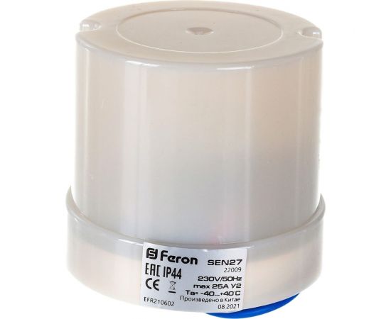Датчик освещенности FERON 5500w, IP44, белый Feron 22009 – изображение 7