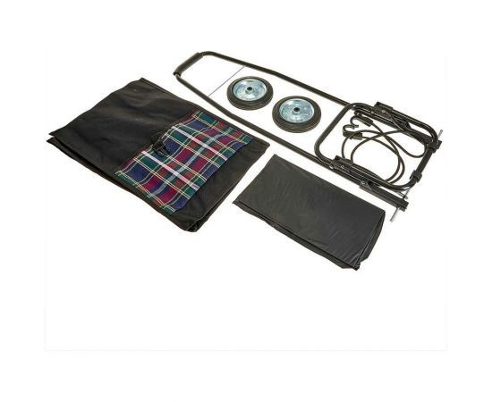 Багажная тележка Гидроагрегат DT-23 синий с бордовым, металл. колеса, 50 кг 0R-00006487 – изображение 2