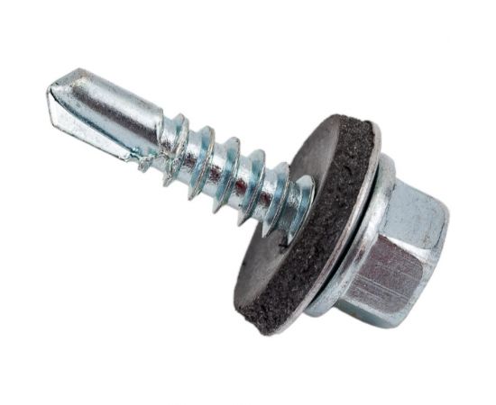 Кровельный саморез STARFIX 4,8x19 мм, цинк, шайба с прокладкой, PT3, 250 шт. SMC2-74097-250 – изображение 3